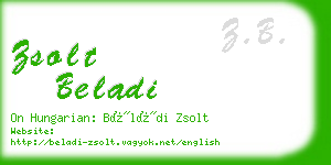 zsolt beladi business card